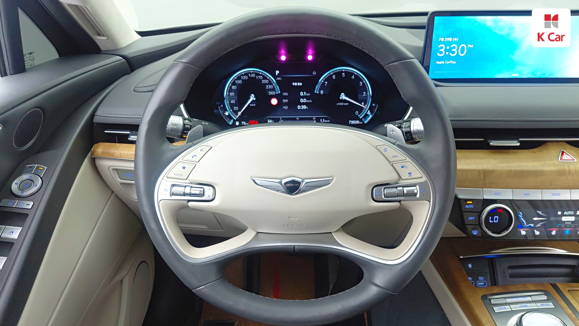 Genesis G80 бензин Turbo 2.5 AWD, миниатюра 22