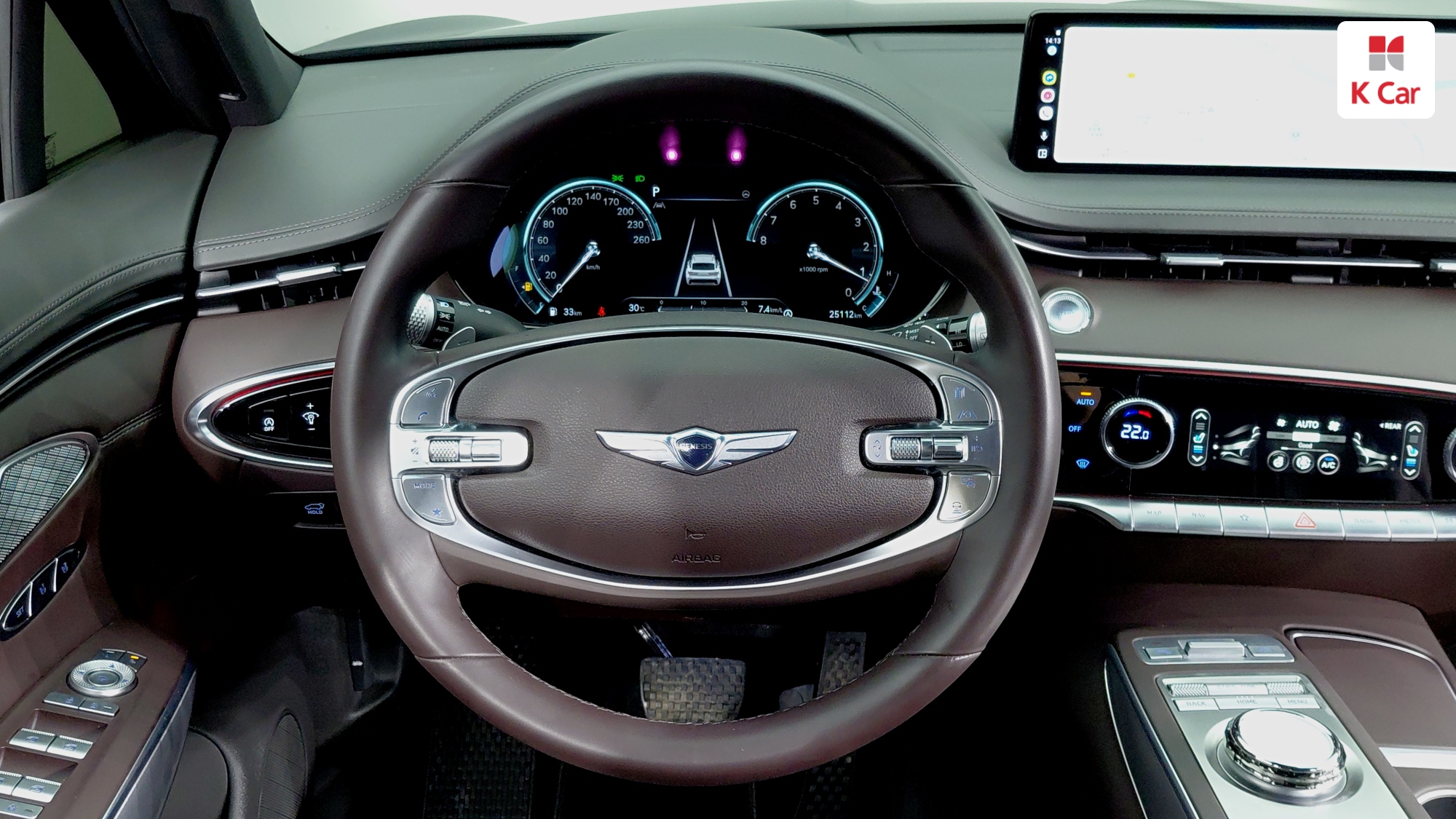 Genesis GV70 бензин Turbo 2.5 2WD, миниатюра 13