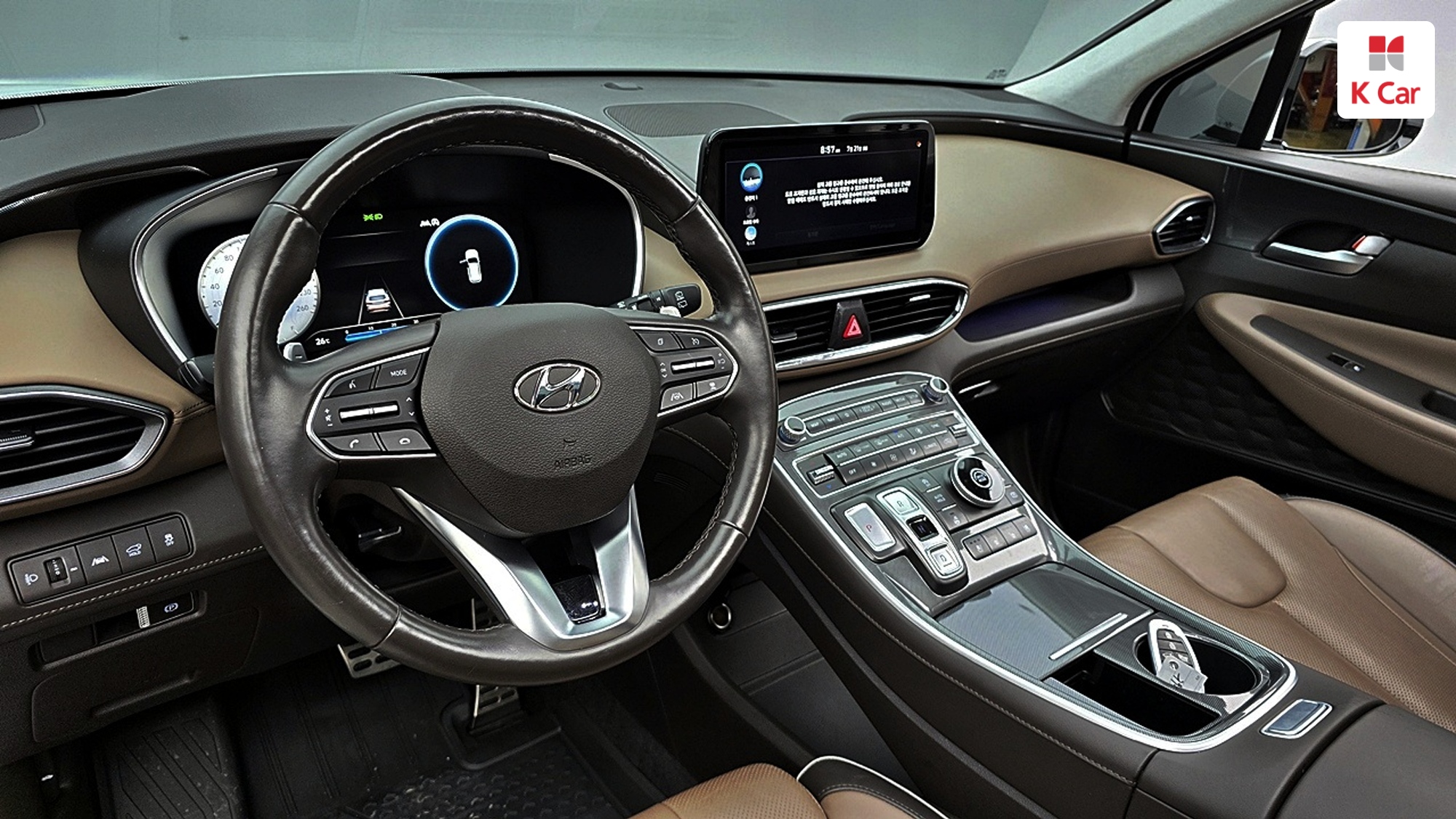 Hyundai Santa FE дизель 2.2 2WD Prestige, миниатюра 4