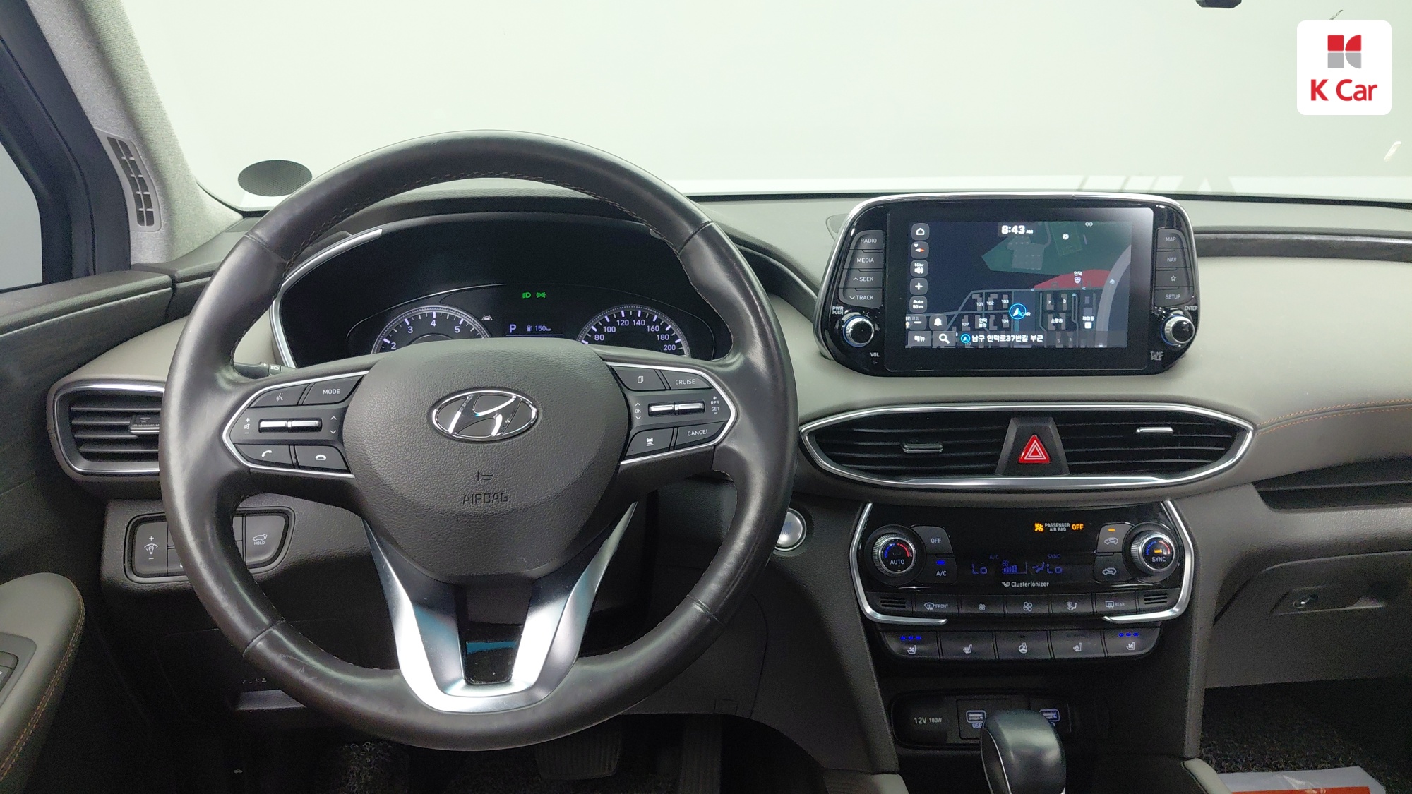Hyundai Santa FE бензин 2.0T 2WD, миниатюра 15