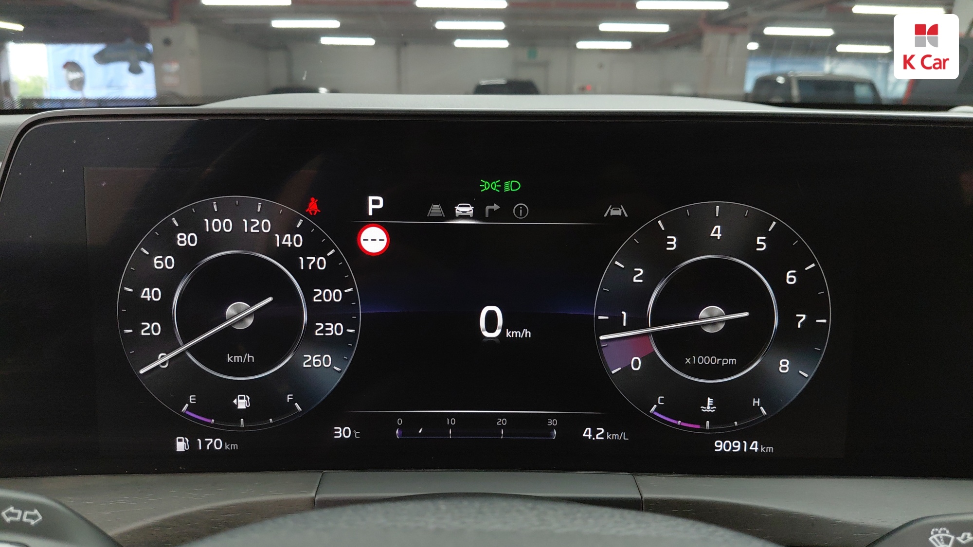Kia K8 бензин 3.5 2WD, миниатюра 13