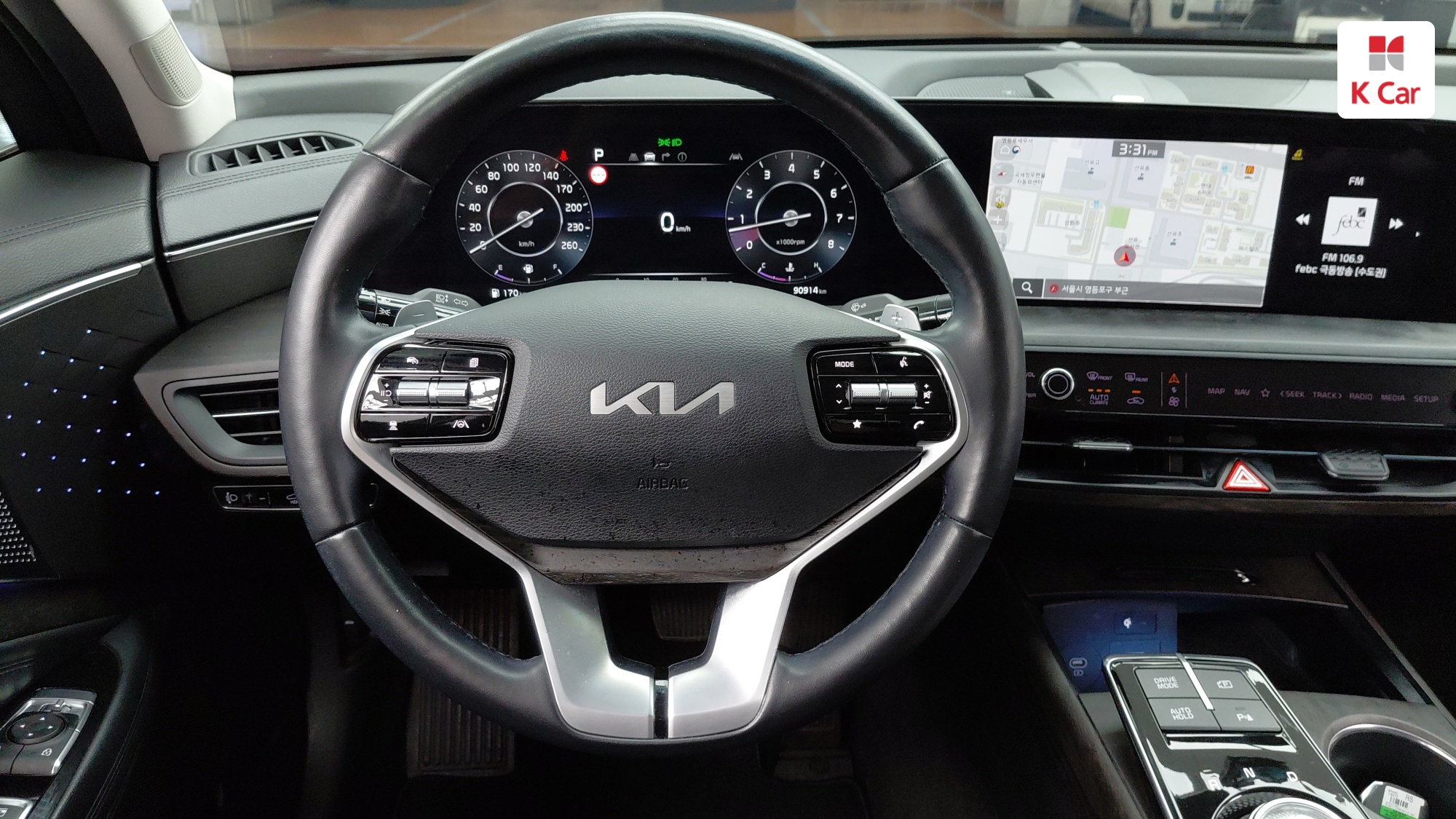 Kia K8 бензин 3.5 2WD, миниатюра 15