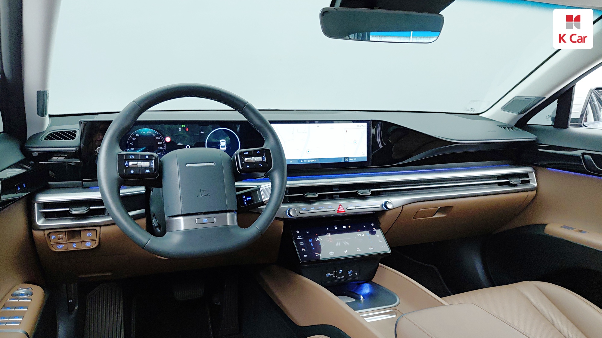 Hyundai Grandeur бензин Turbo 1.6 гибрид, миниатюра 12