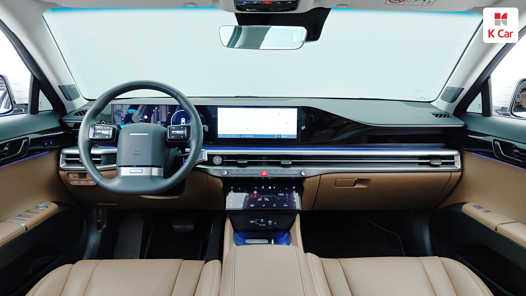 Hyundai Grandeur бензин Turbo 1.6 гибрид, миниатюра 13
