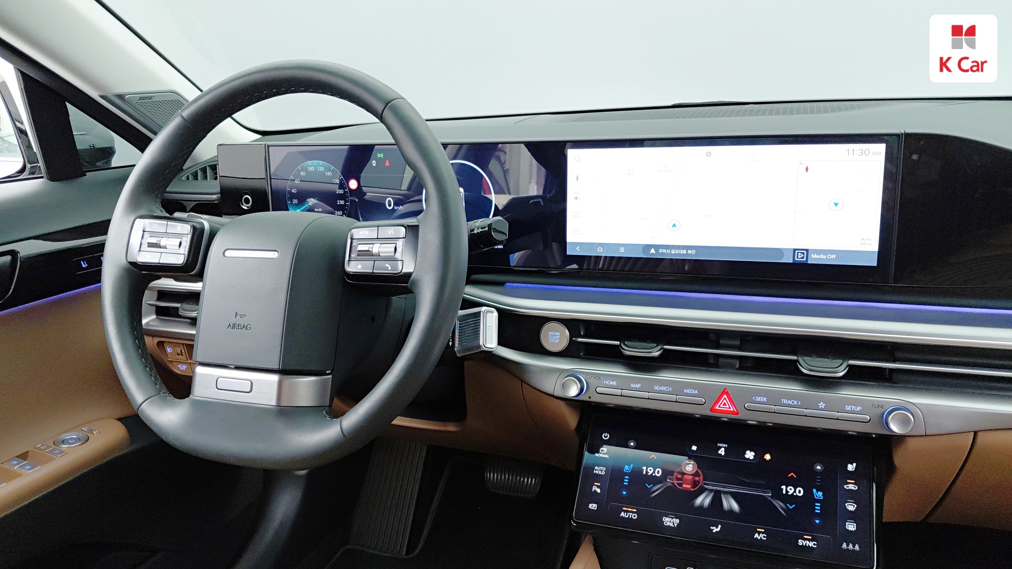 Hyundai Grandeur бензин Turbo 1.6 гибрид, миниатюра 14