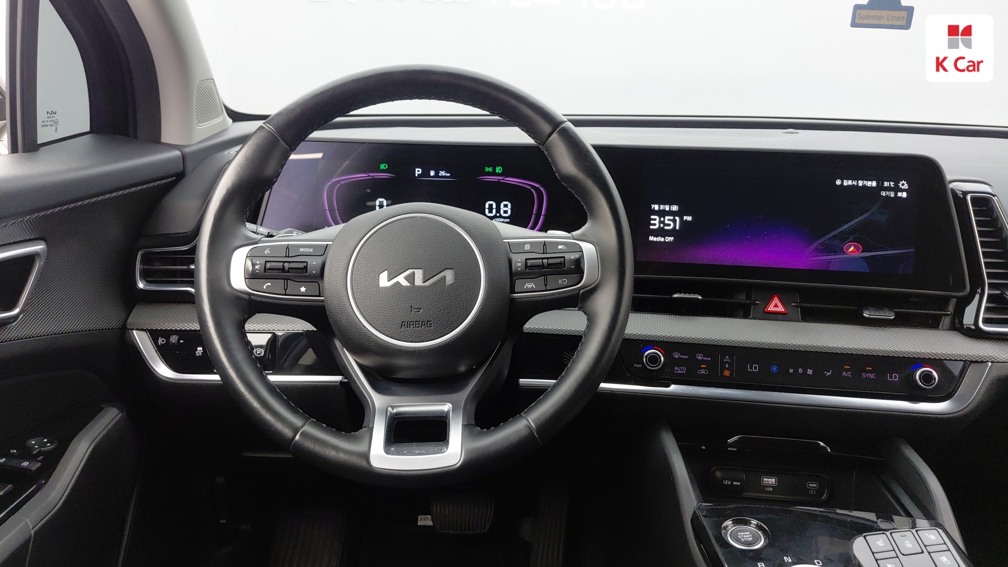 Kia Sportage 2.0 дизель 2WD Prestige, миниатюра 9