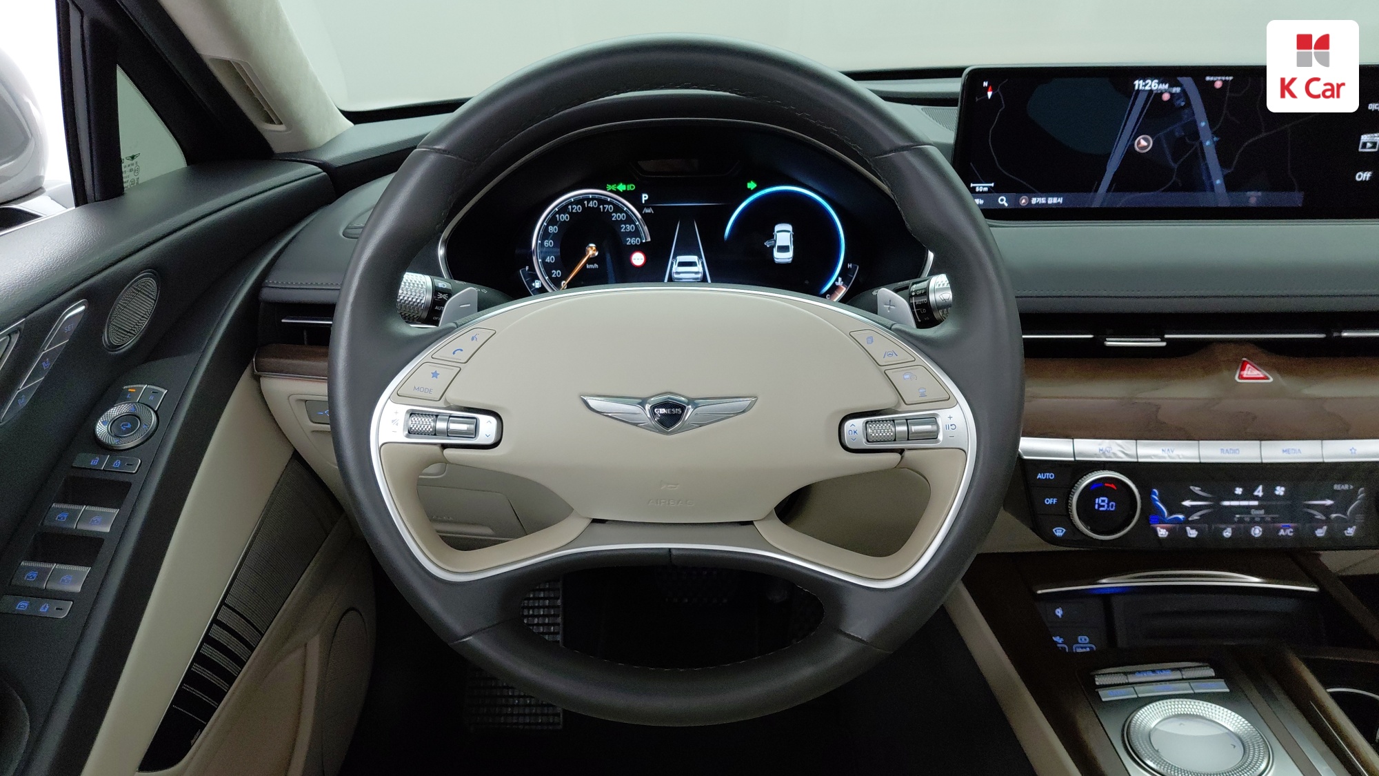 Genesis G80 бензин Turbo 2.5 2WD, миниатюра 3