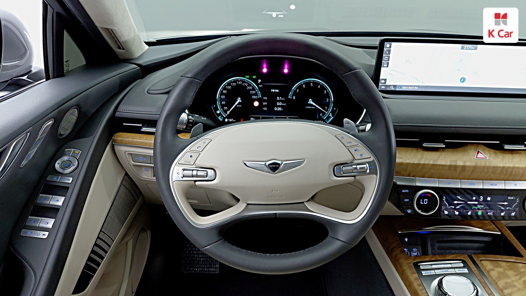 Genesis G80 бензин Turbo 3.5 AWD, миниатюра 3