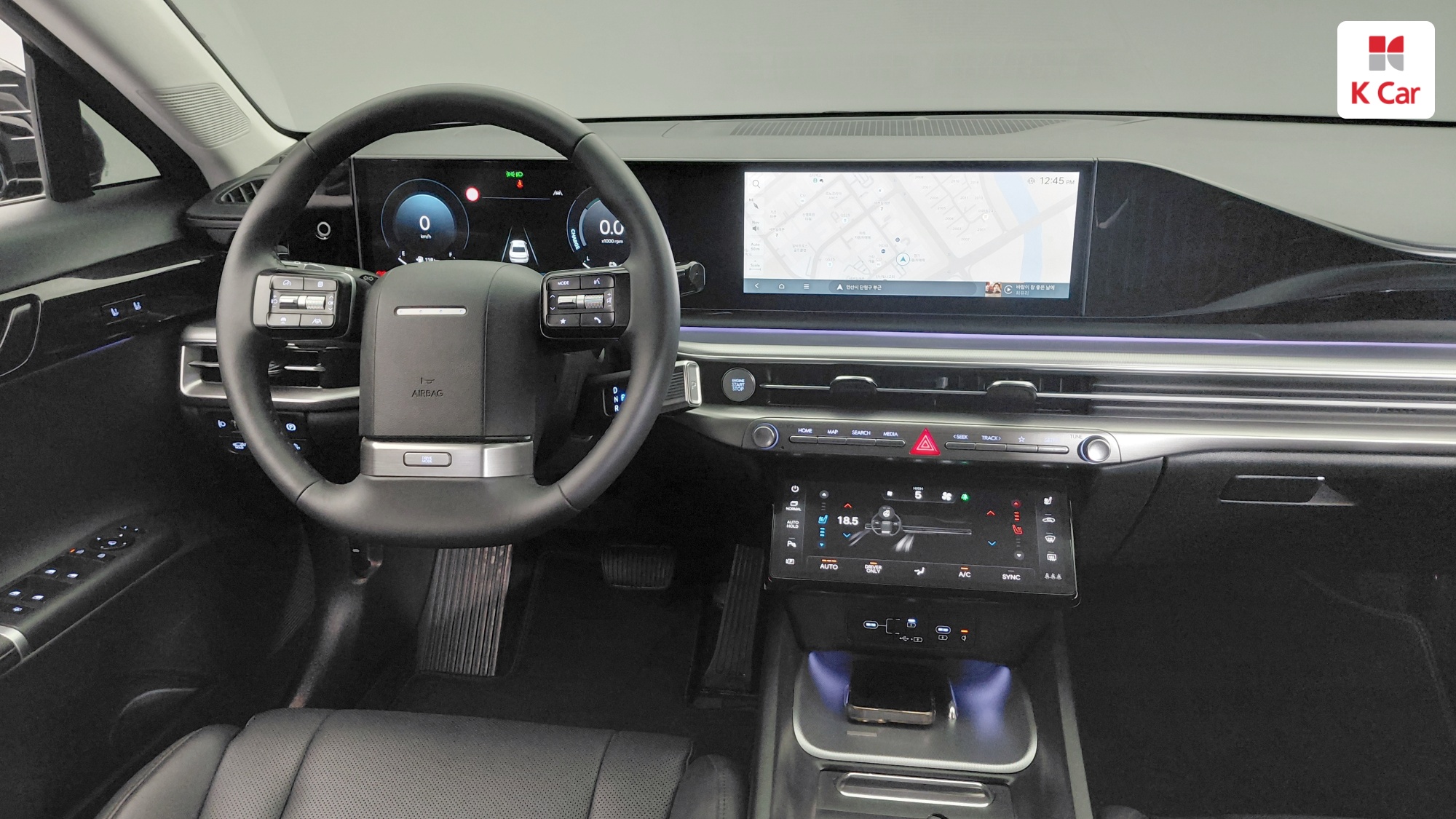 Hyundai Grandeur бензин Turbo 1.6 гибрид, миниатюра 8