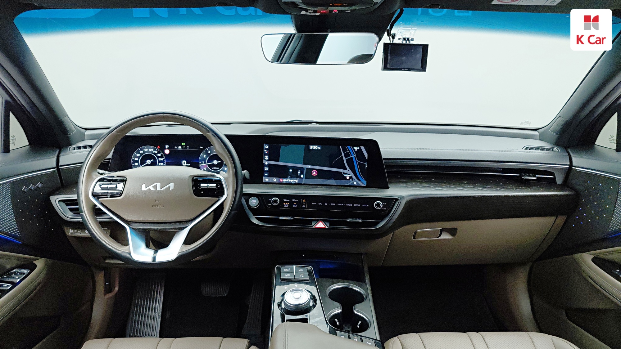 Kia K8 бензин 3.5 2WD, миниатюра 3