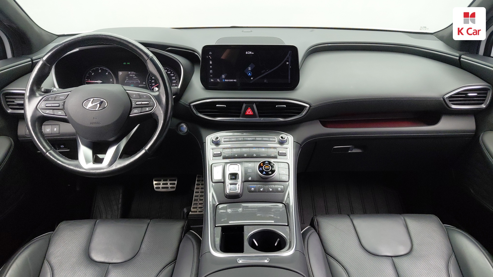 Hyundai Santa FE дизель 2.2 4WD Prestige, миниатюра 4