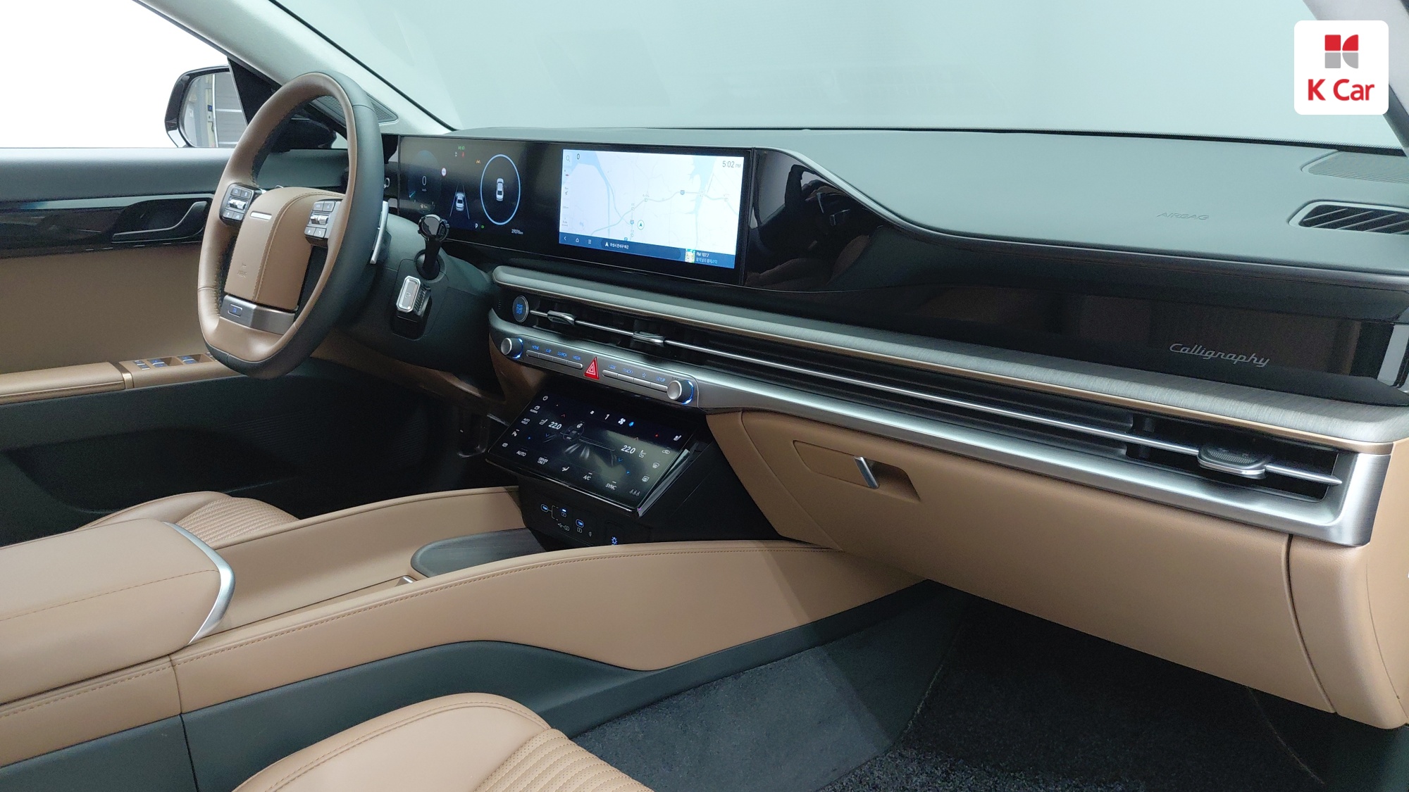 Hyundai Grandeur бензин Turbo 1.6 гибрид Calligraphy, миниатюра 6
