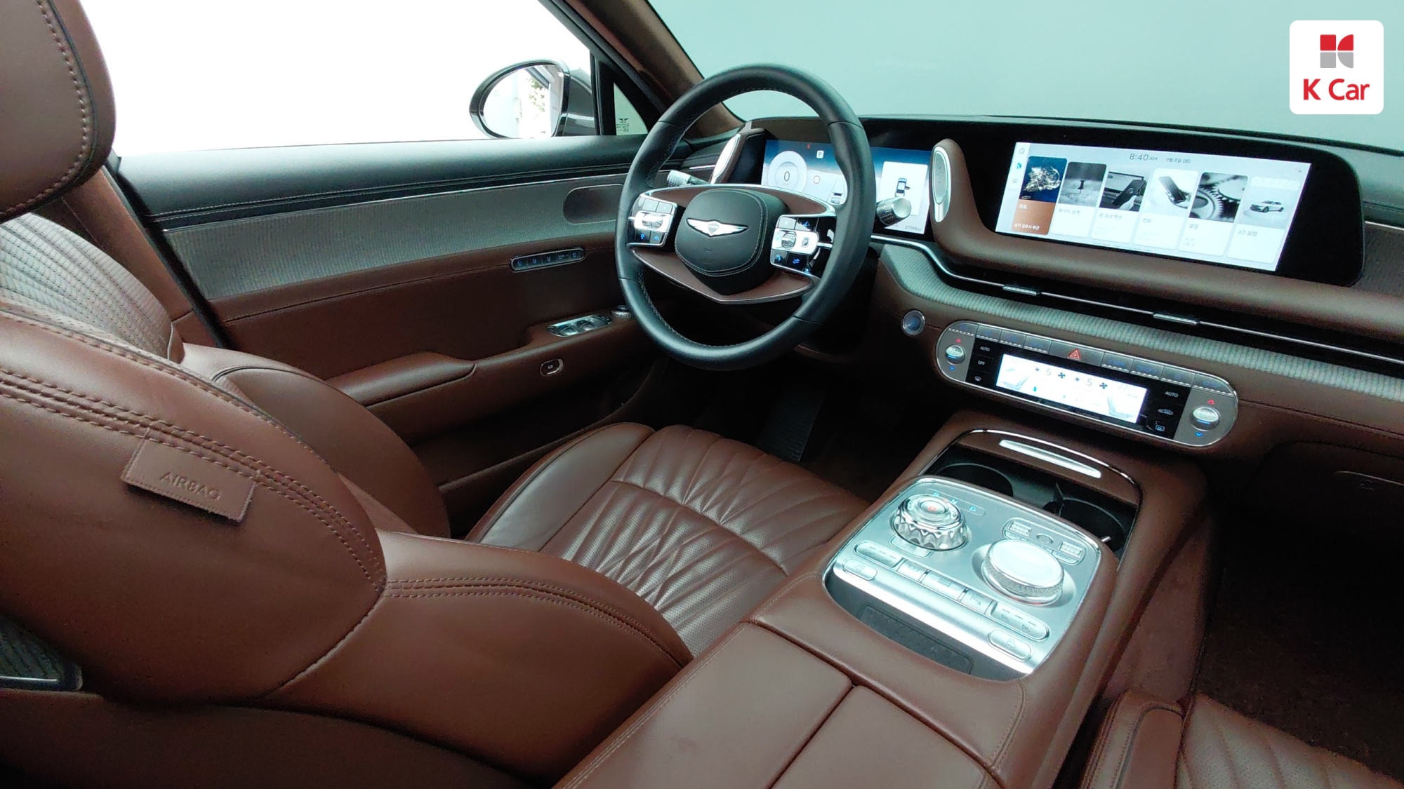 Genesis G90 (RS4) бензин AWD 3.5 Turbo, миниатюра 9