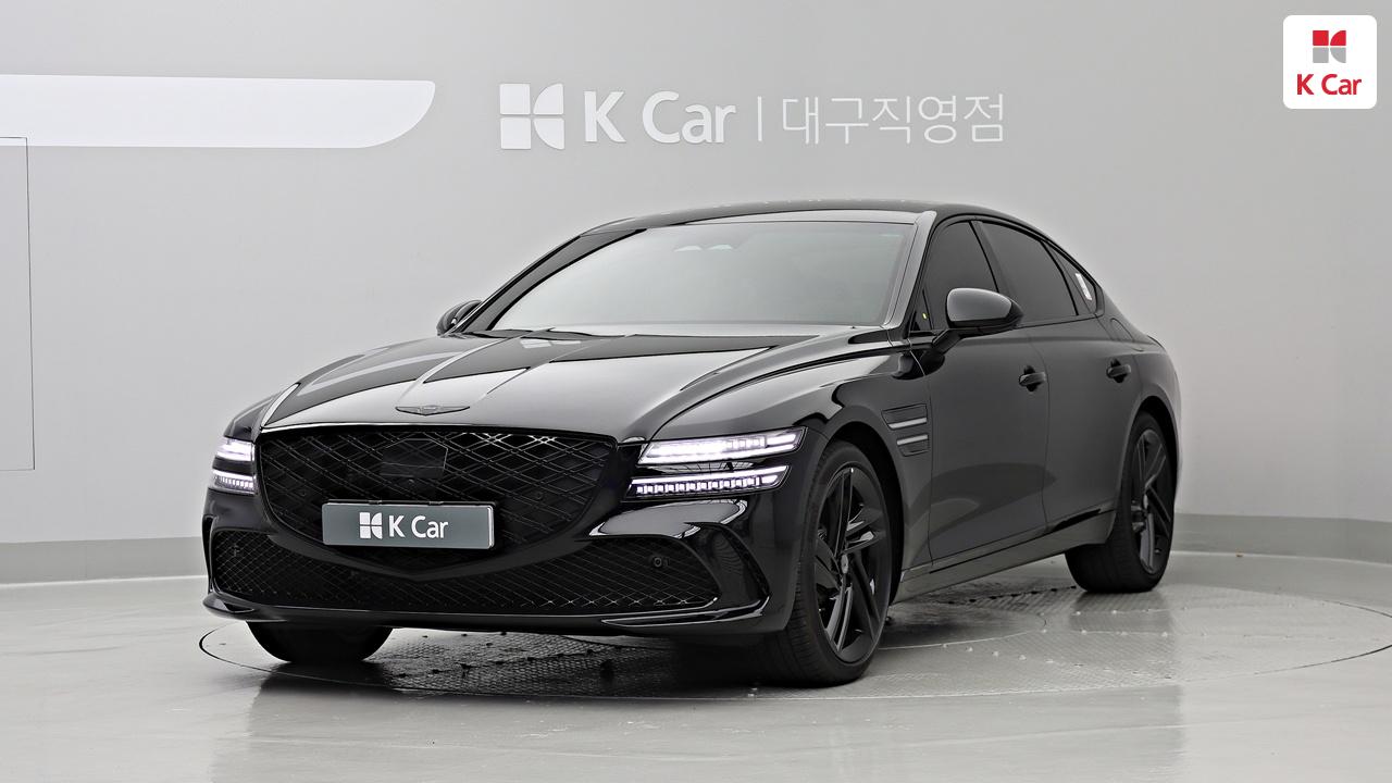 Genesis G80 Gasoline Turbo 2.5 Black 4WD — фото 1